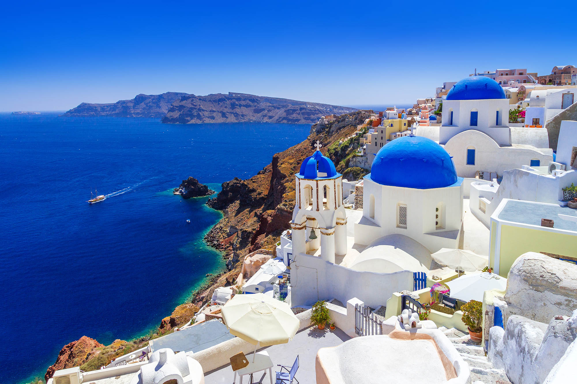 Greek island of Santorini